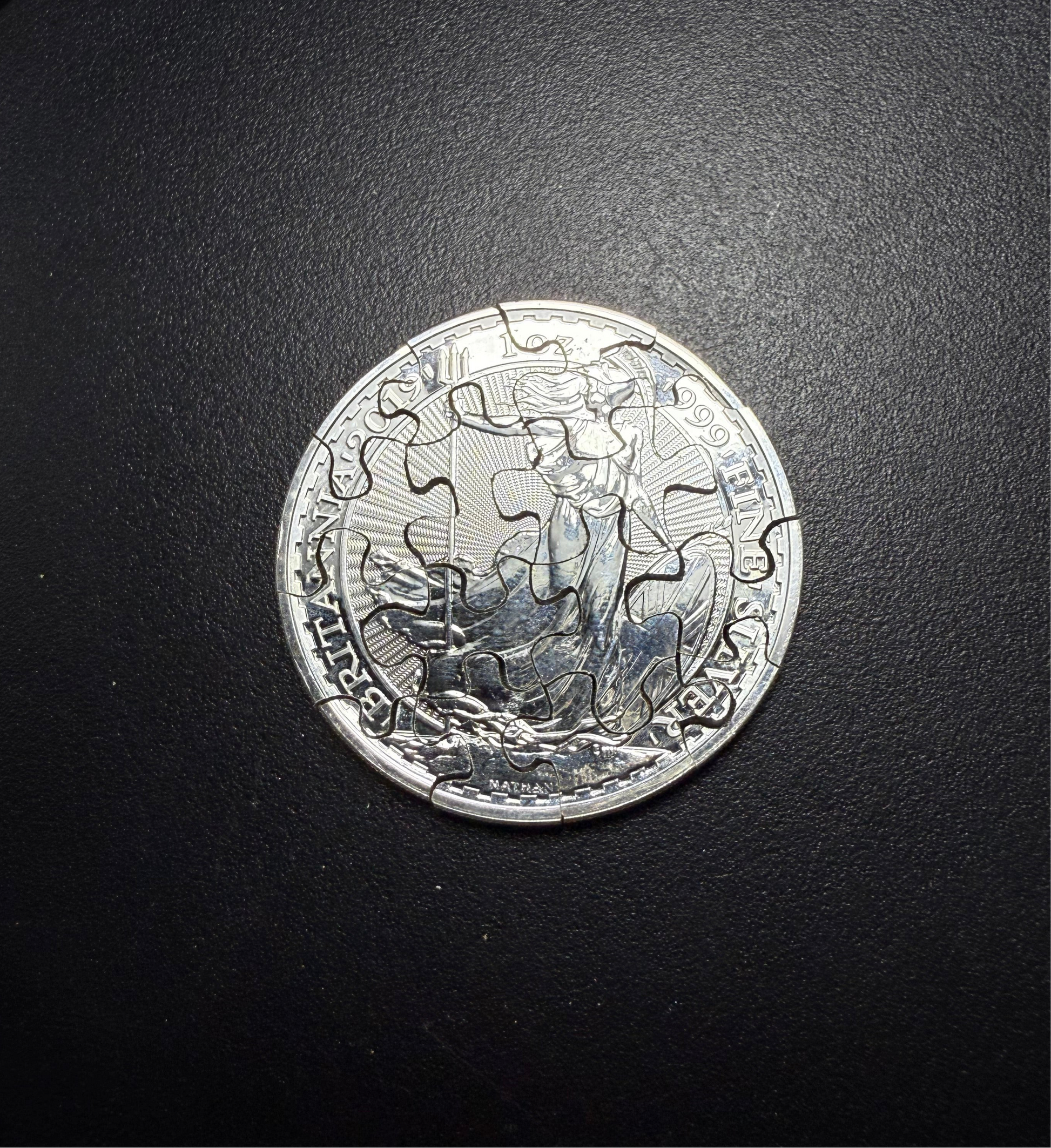 SILVER BRITANNIA 1/2 0Z JIGSAW