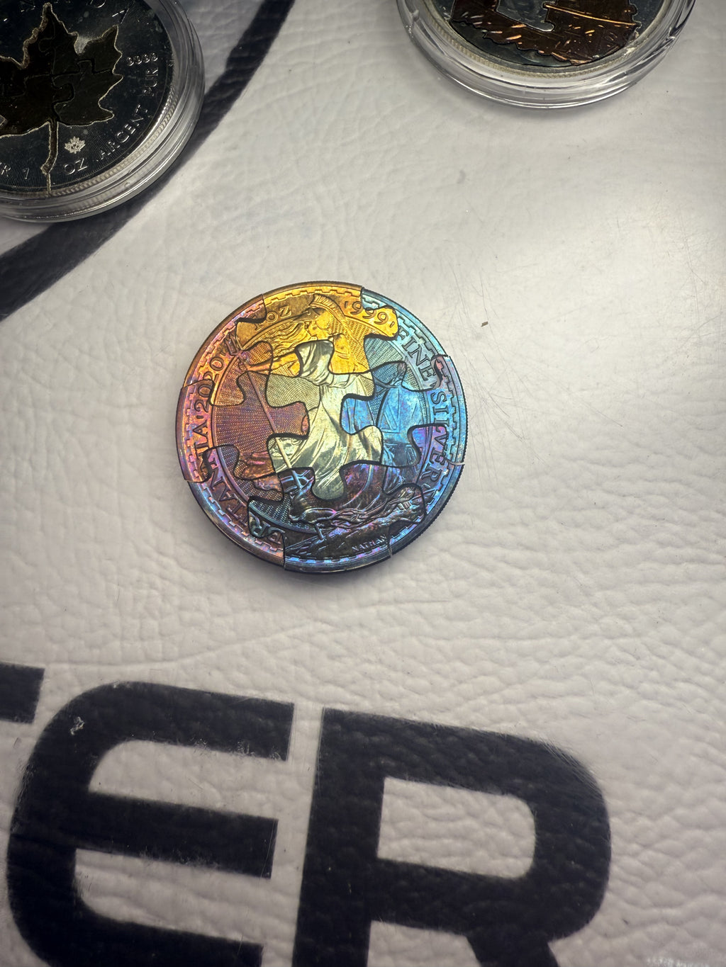 Silver Britannia Multi toned jigsaw 1 oz