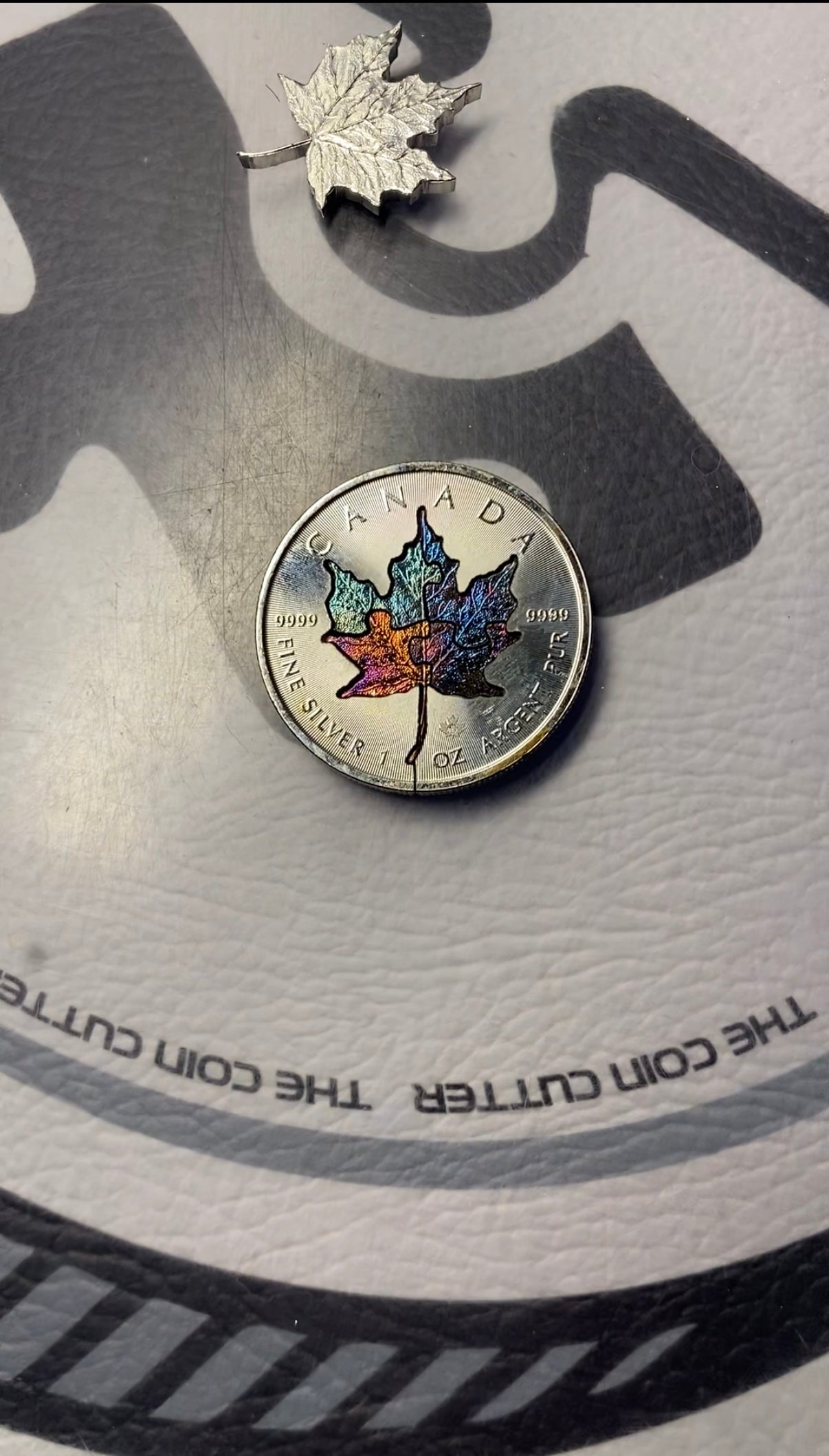 Multi tone maple leaf